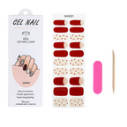 Unhas Red Velvet Heart