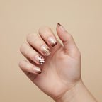 Unhas Postiças Mocha Gold