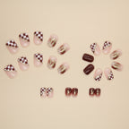 Unhas Postiças Mocha Gold