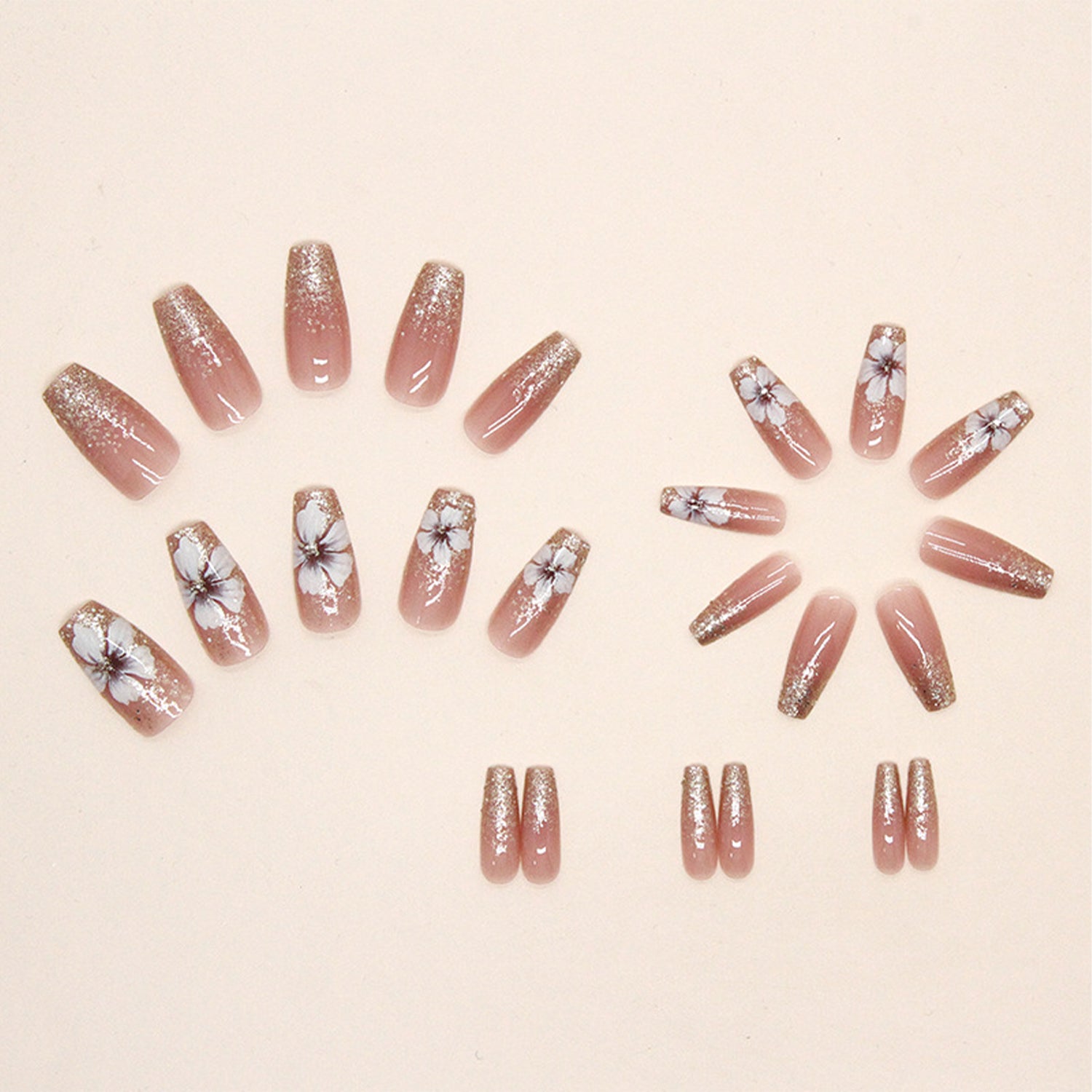 Unhas Postiças Doce Flora